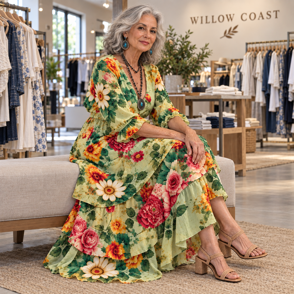 Stella™ | Vintage Floral Dress
