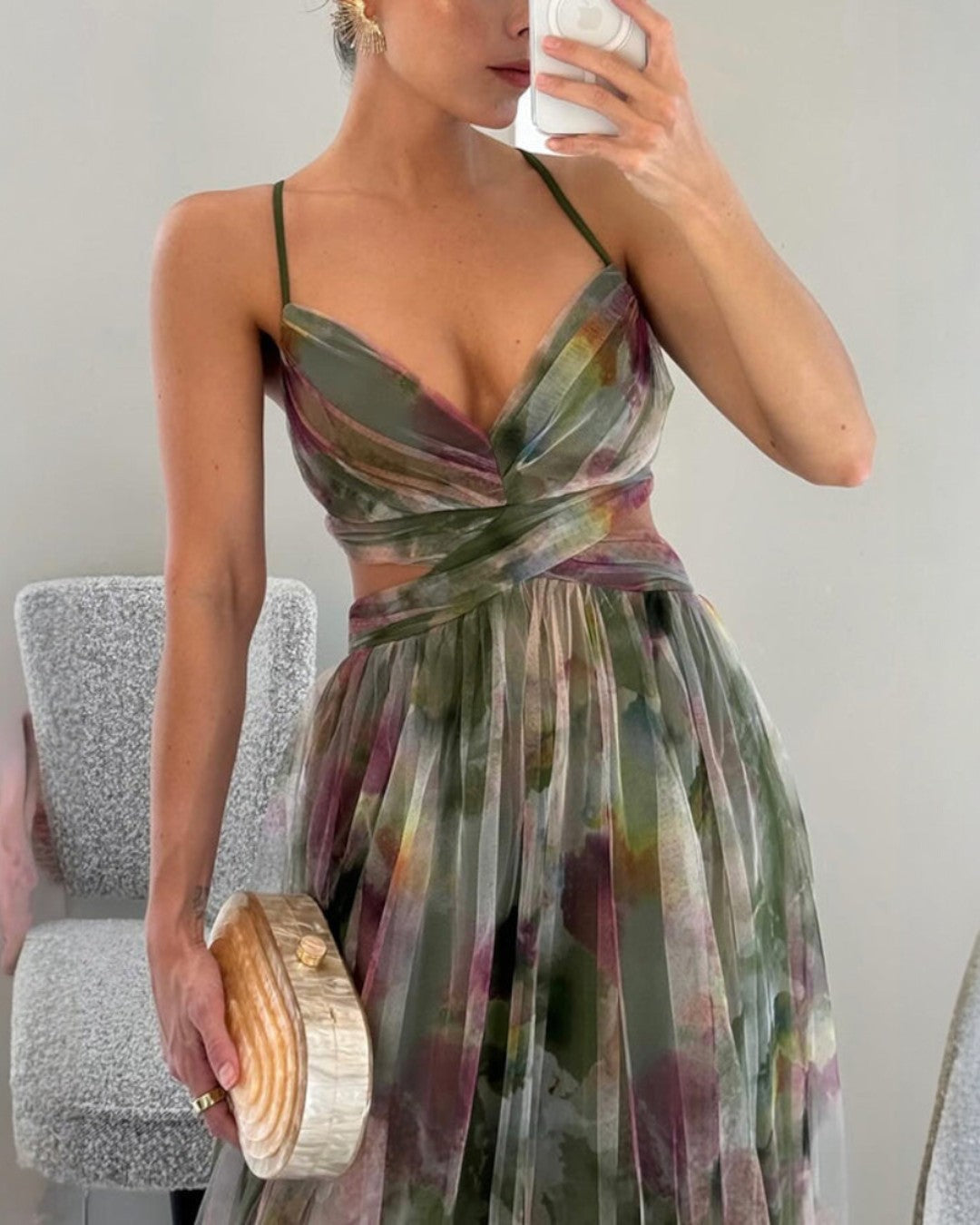 Georgia | Charming Maxi Dress with Floral Print