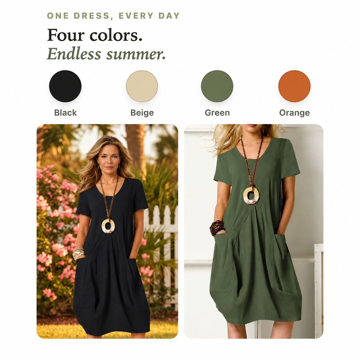 Kwani | Easy Casual Flow Dress