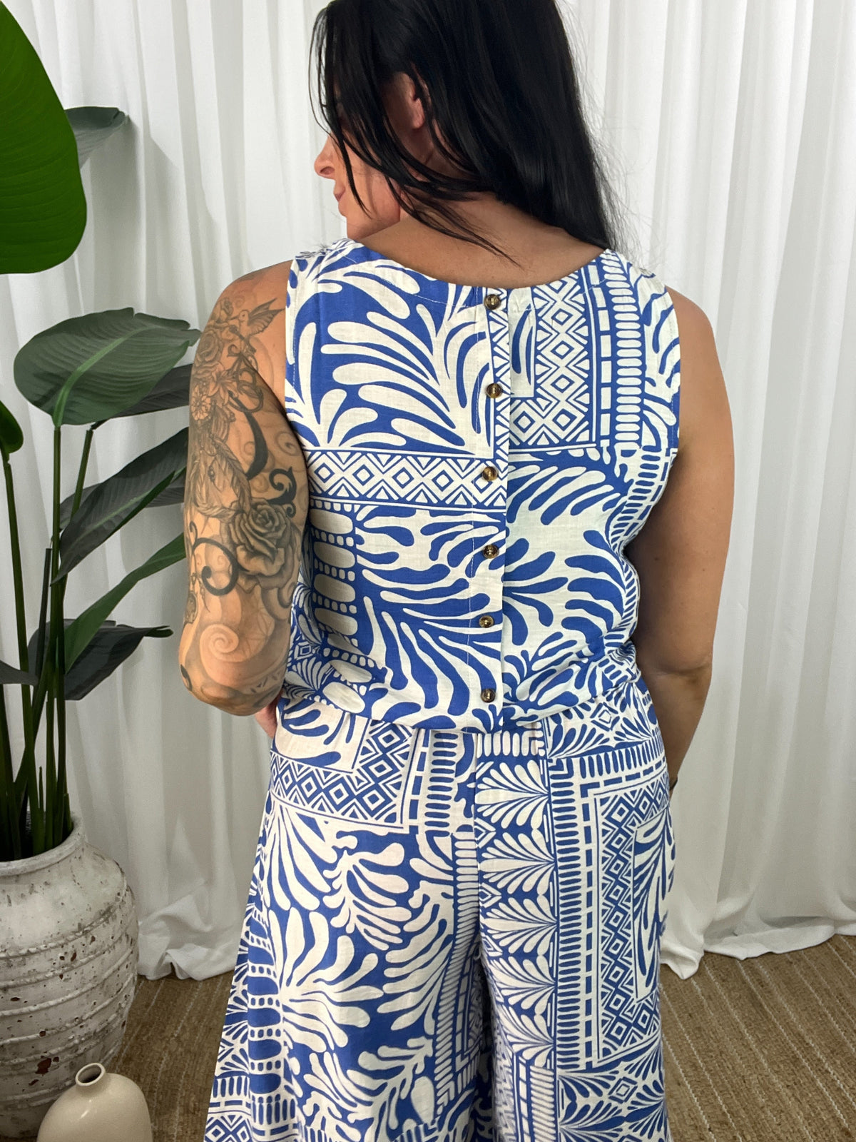 Indigo Blue Top