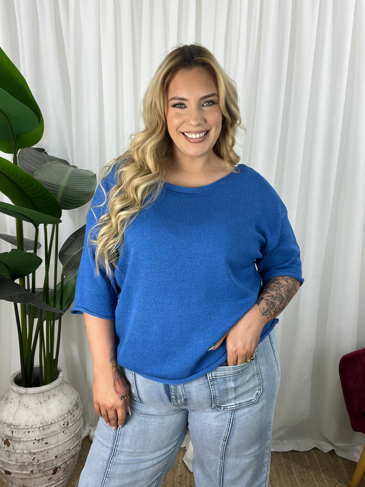 Misha Top - Blue