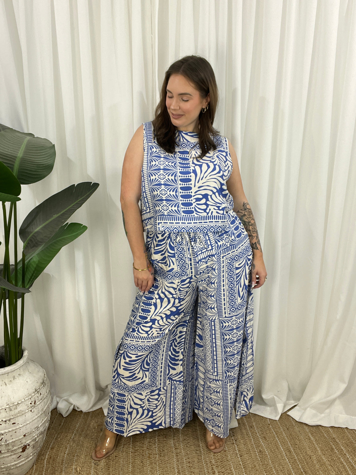 Indigo Blue Top