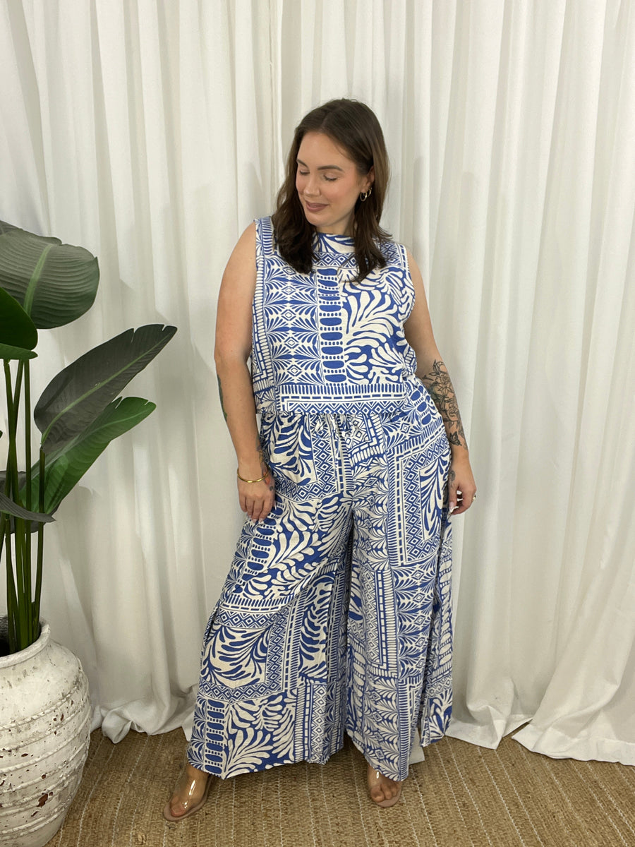 Indigo Blue Top