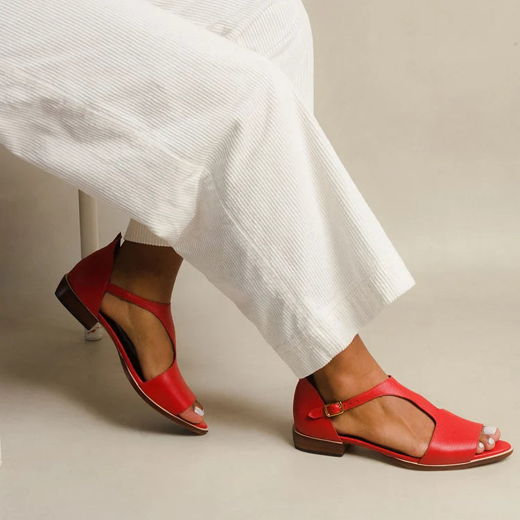 Albina | Elegant Open Low Sandals