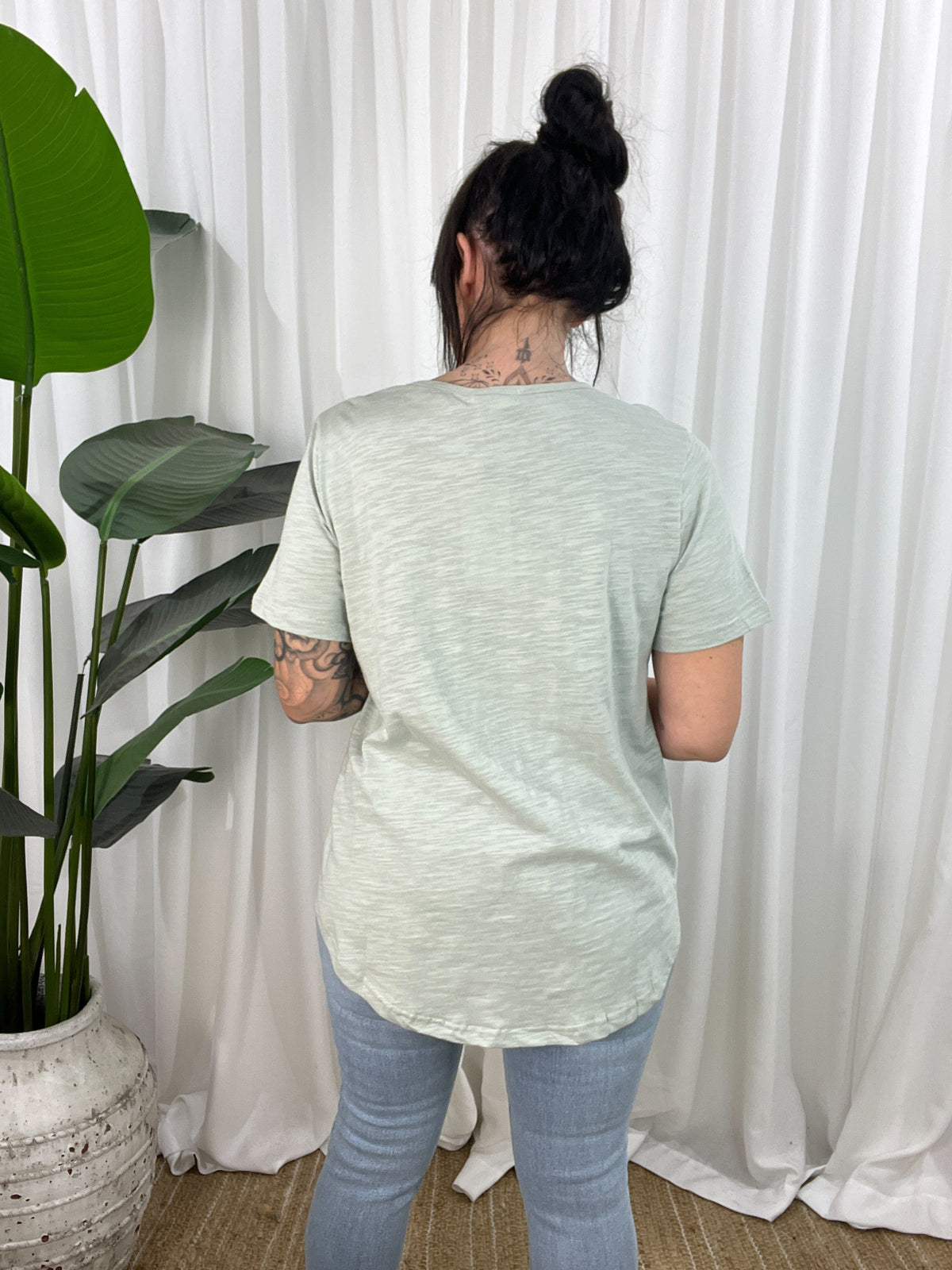 Avalon Steer Tee- Chalk  (EOFY SALE)
