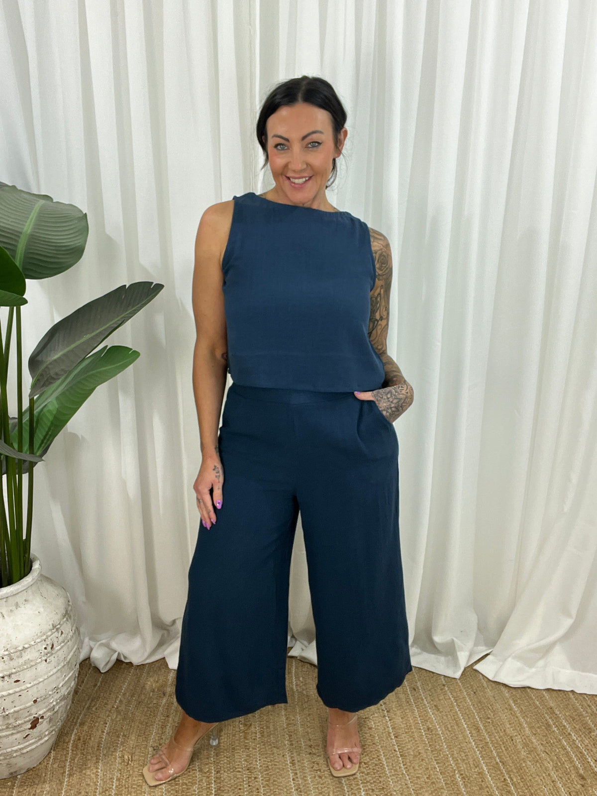 Pheobe Top - Navy