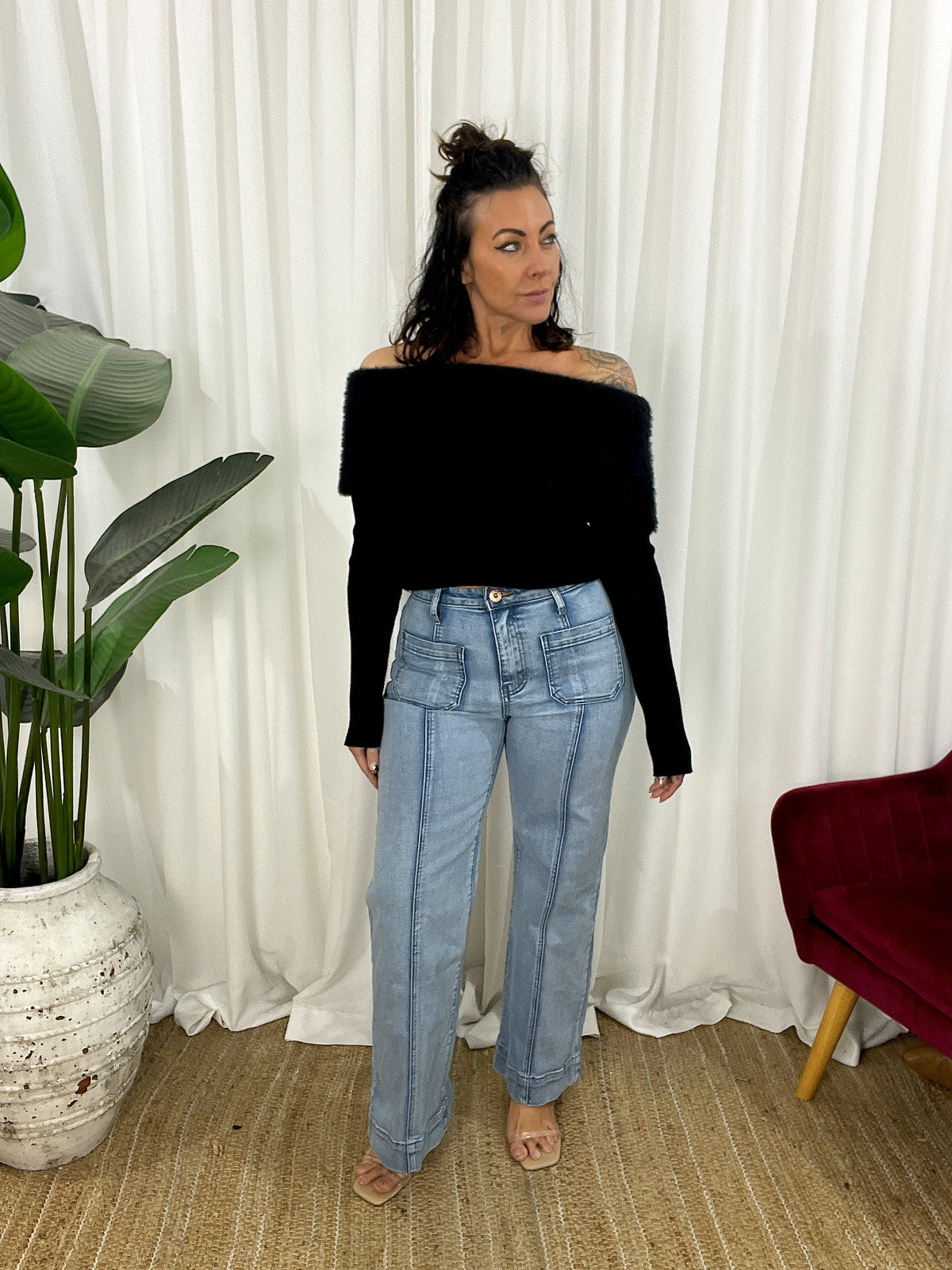 Skipper Front Seem Jeans (potentially size down)