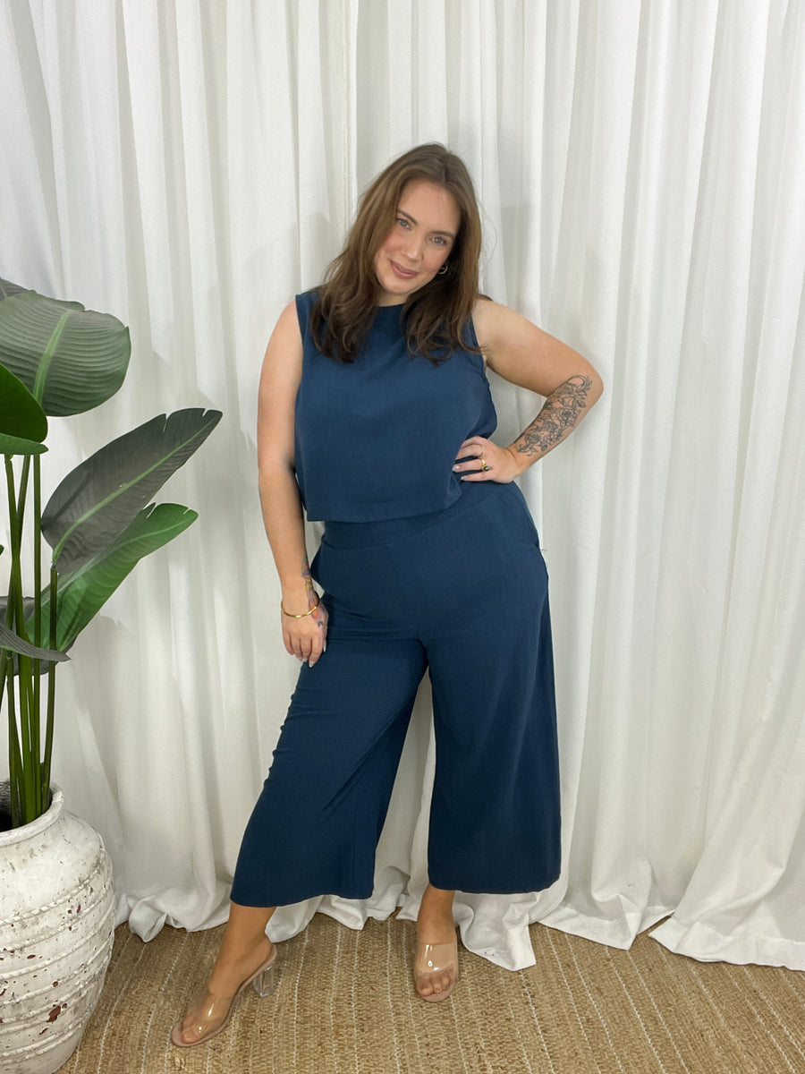Pheobe Top - Navy