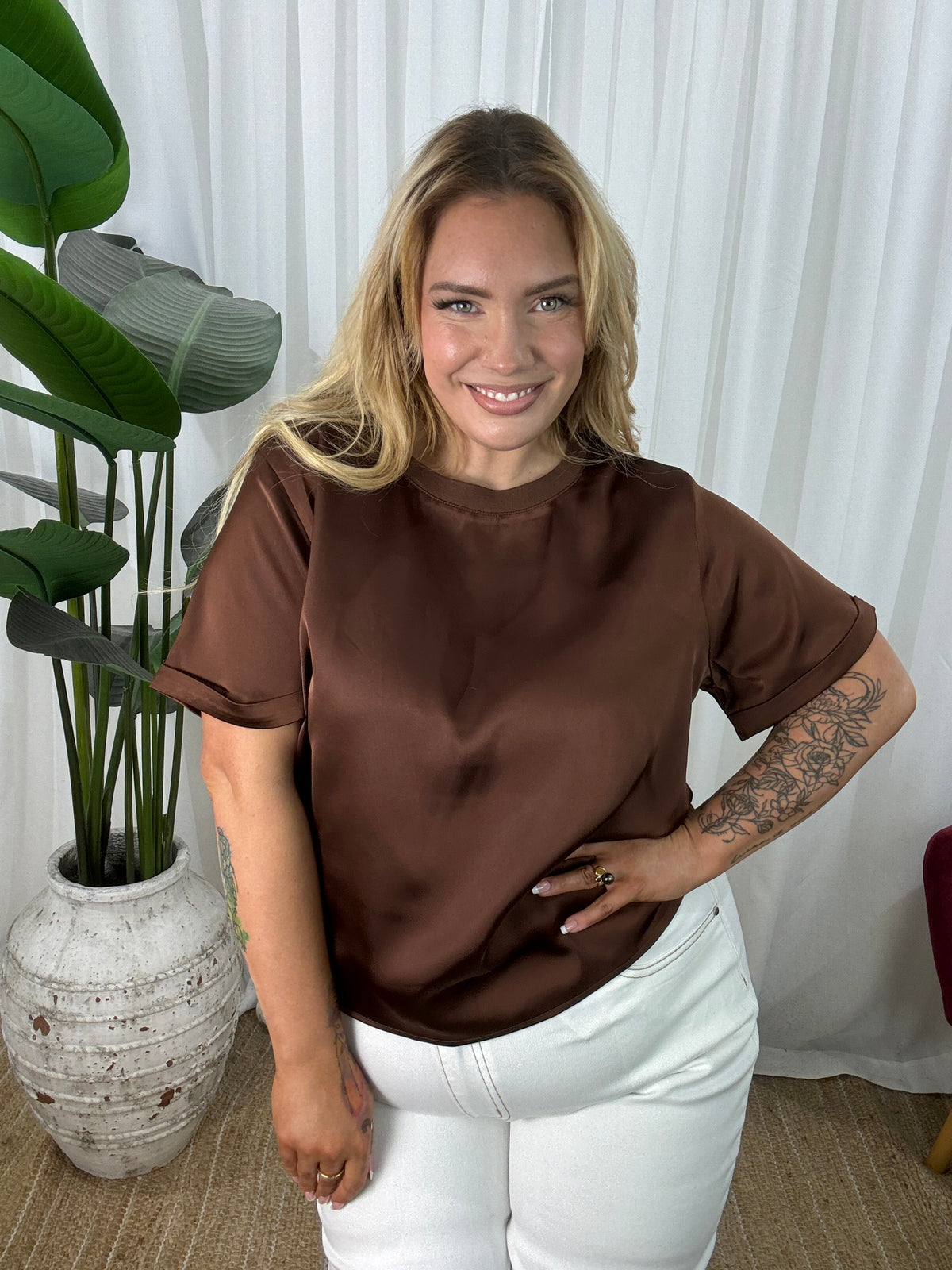 Evie Top - Chocolate