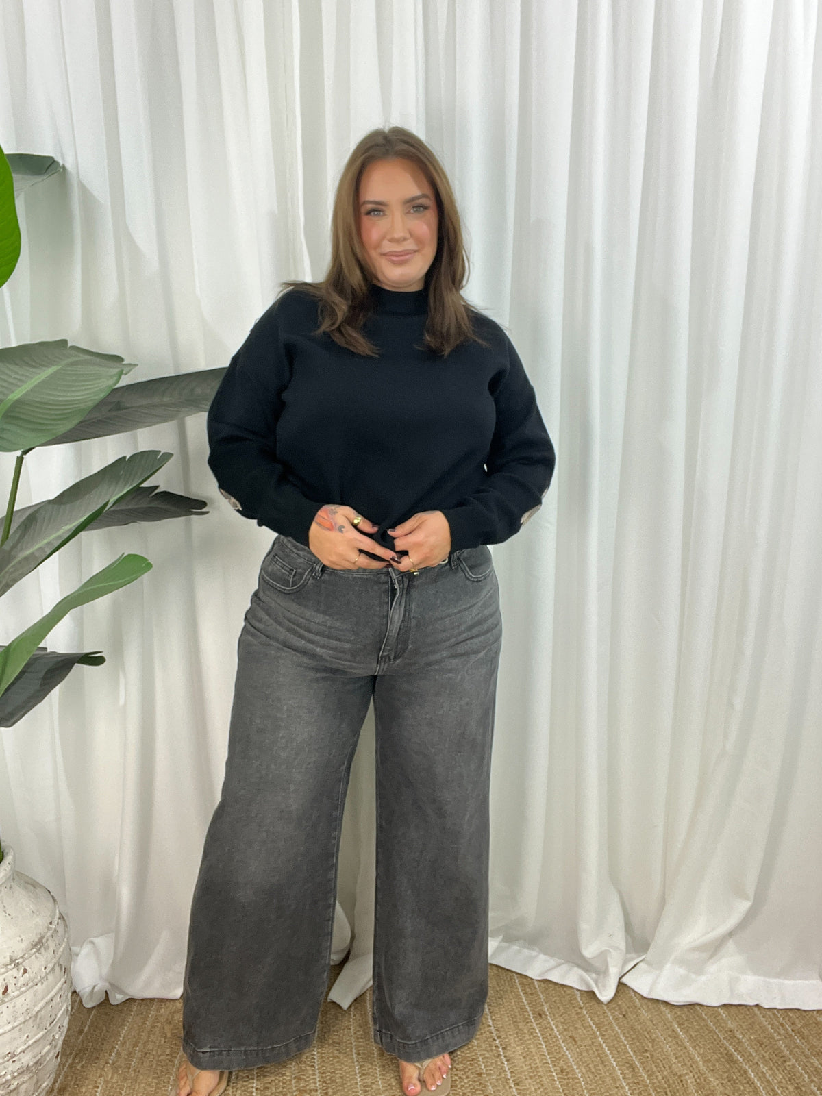Lennox Jeans- Washed Black