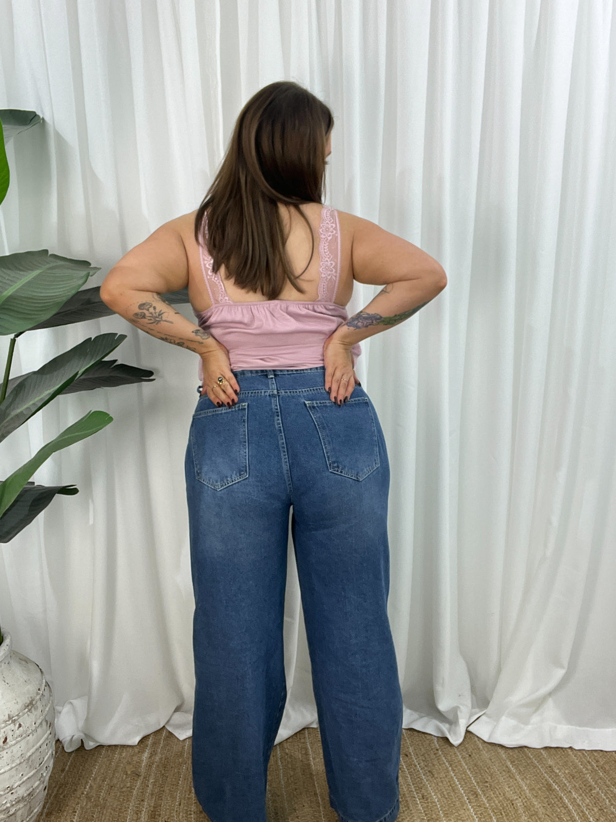 Lennox Jeans- Mid Blue