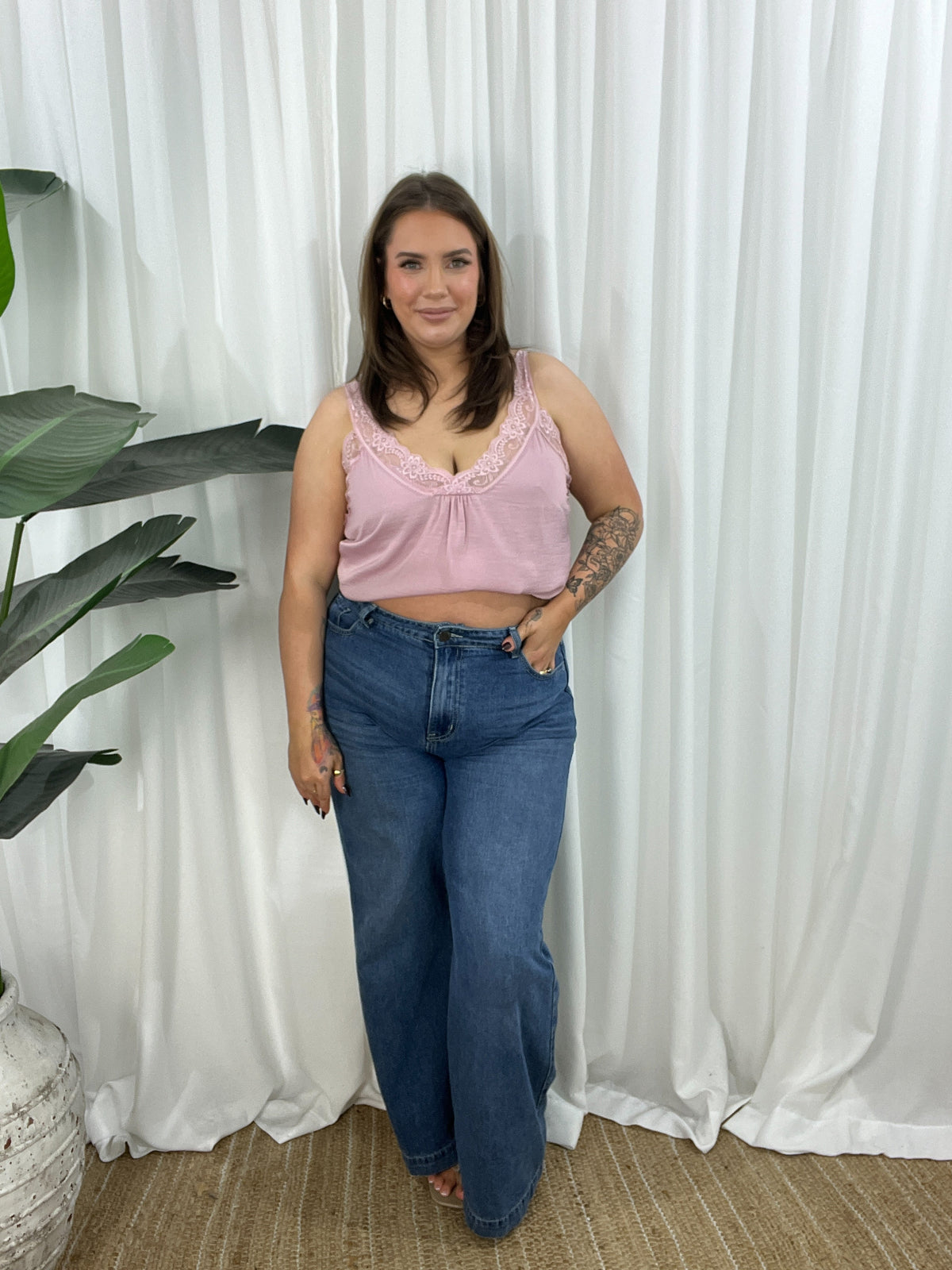 Lennox Jeans- Mid Blue