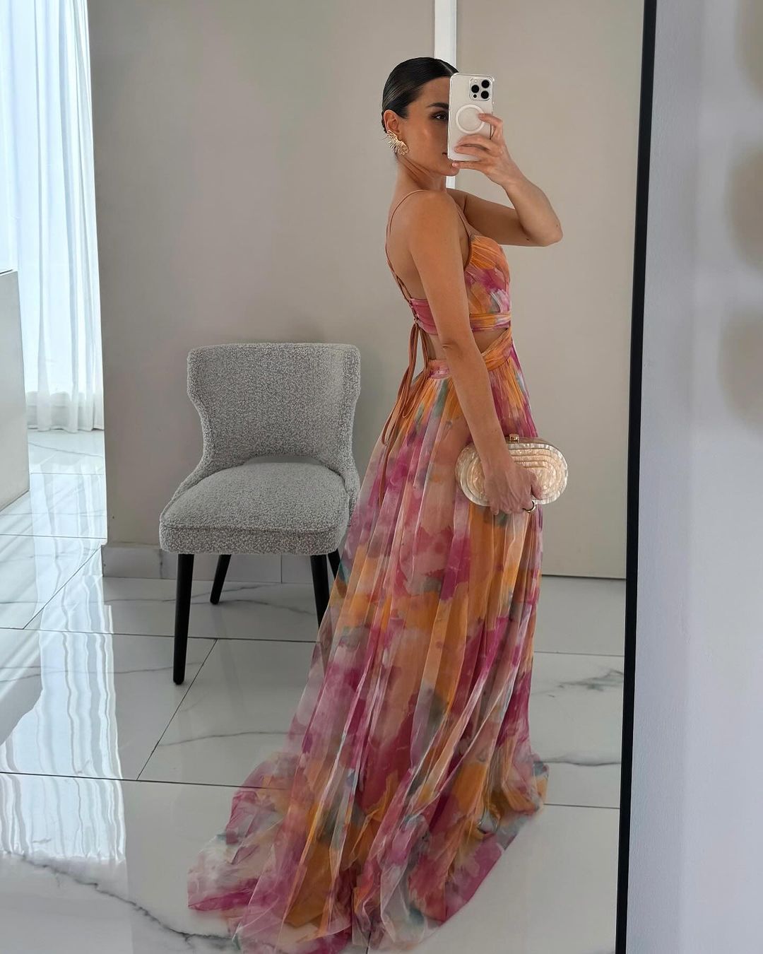 Georgia | Charming Maxi Dress with Floral Print