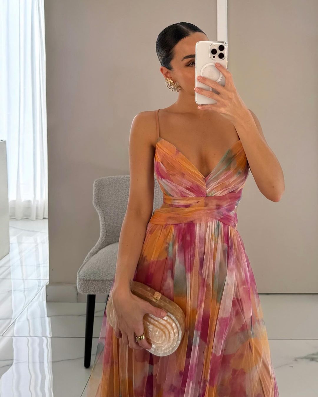 Georgia | Charming Maxi Dress with Floral Print