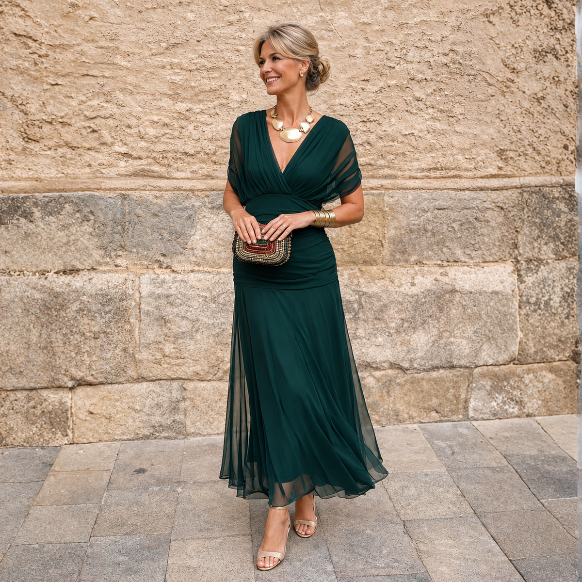 MIKAELA | Off Shoulder Maxi Dress