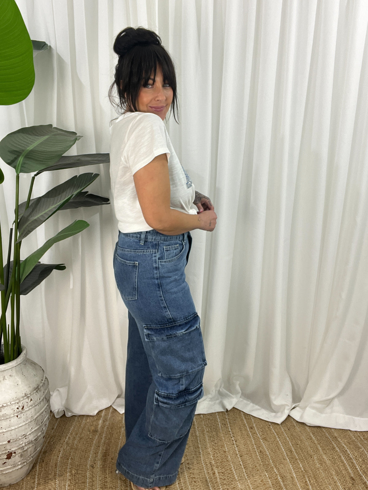 Hooper Cargo Jeans - Blue