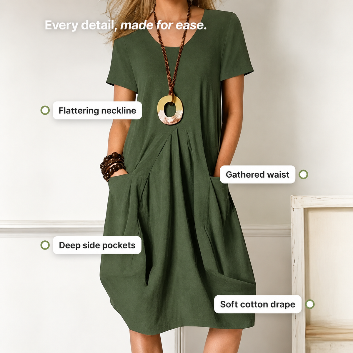 Kwani | Easy Casual Flow Dress