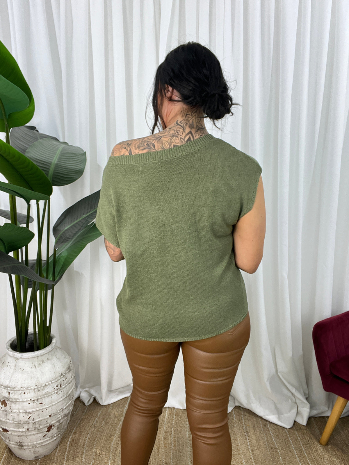 Vesper Crepe Top