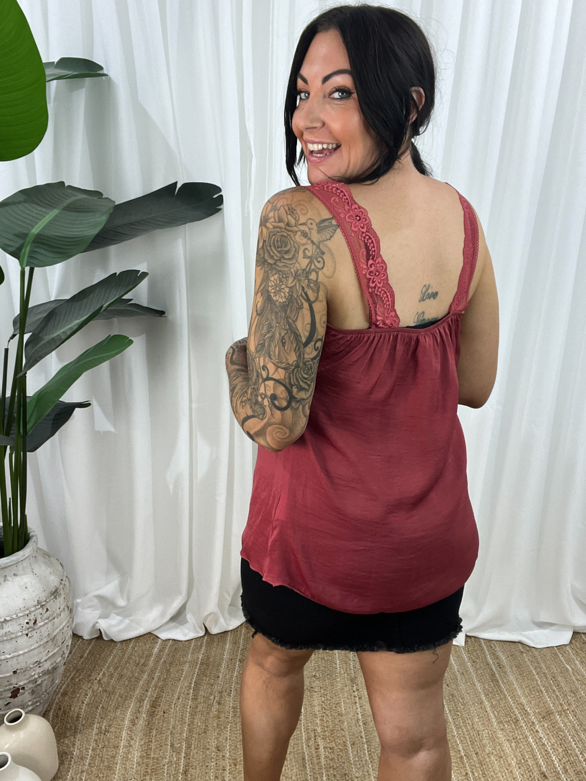 Camdyn Lace Trim Cami