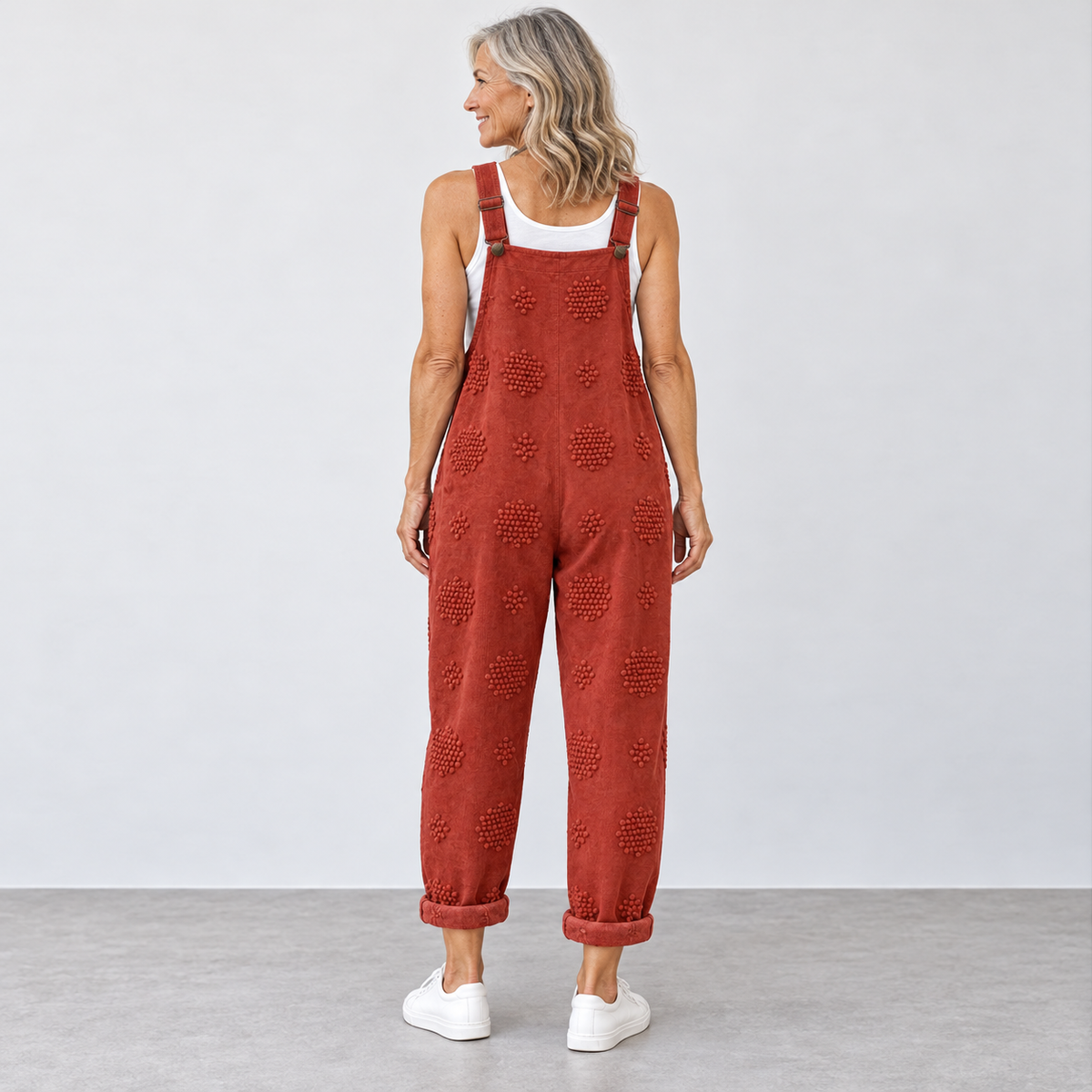 COMFORT OVERALLS BRICK RED