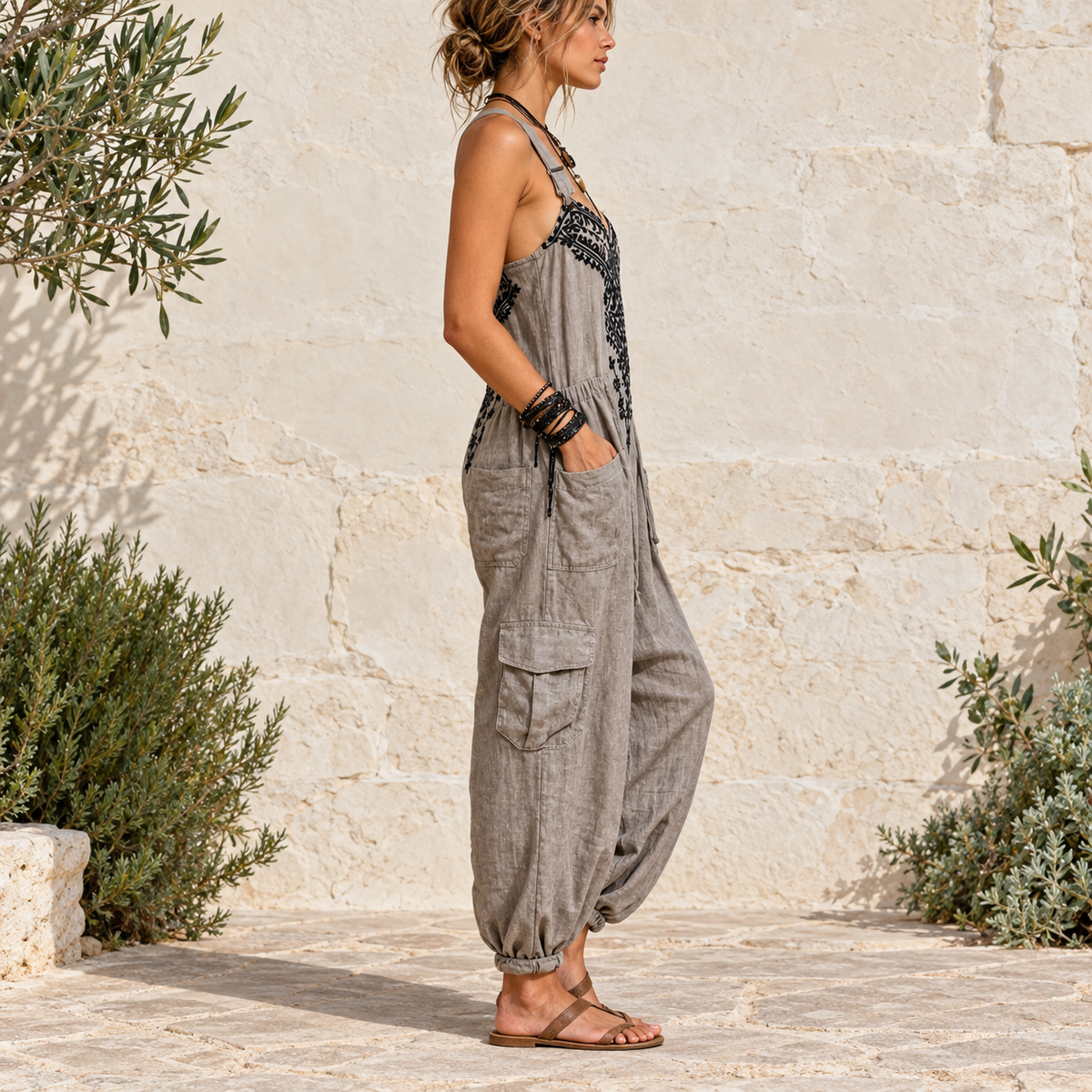 WREN | BOHEMIAN HAREM JUMPSUIT