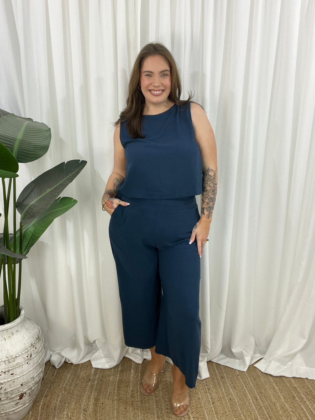 Pheobe Top - Navy