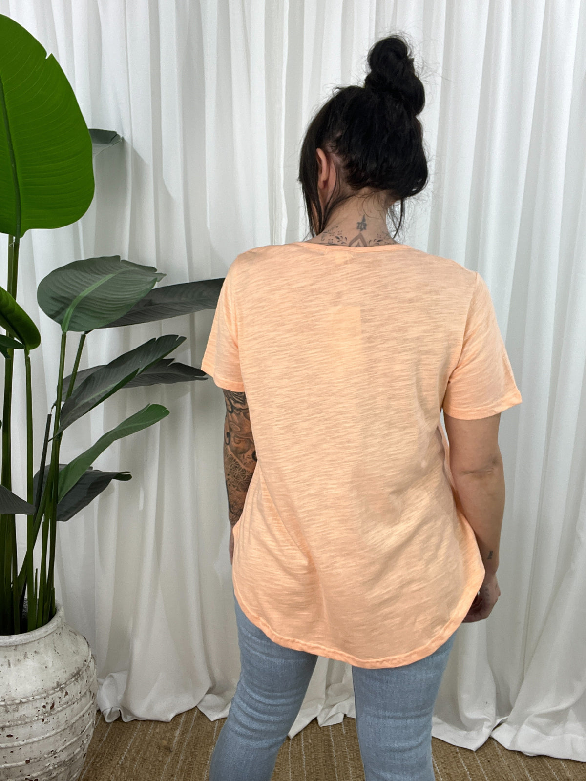 Avalon Steer Tee- Melon  (EOFY SALE)