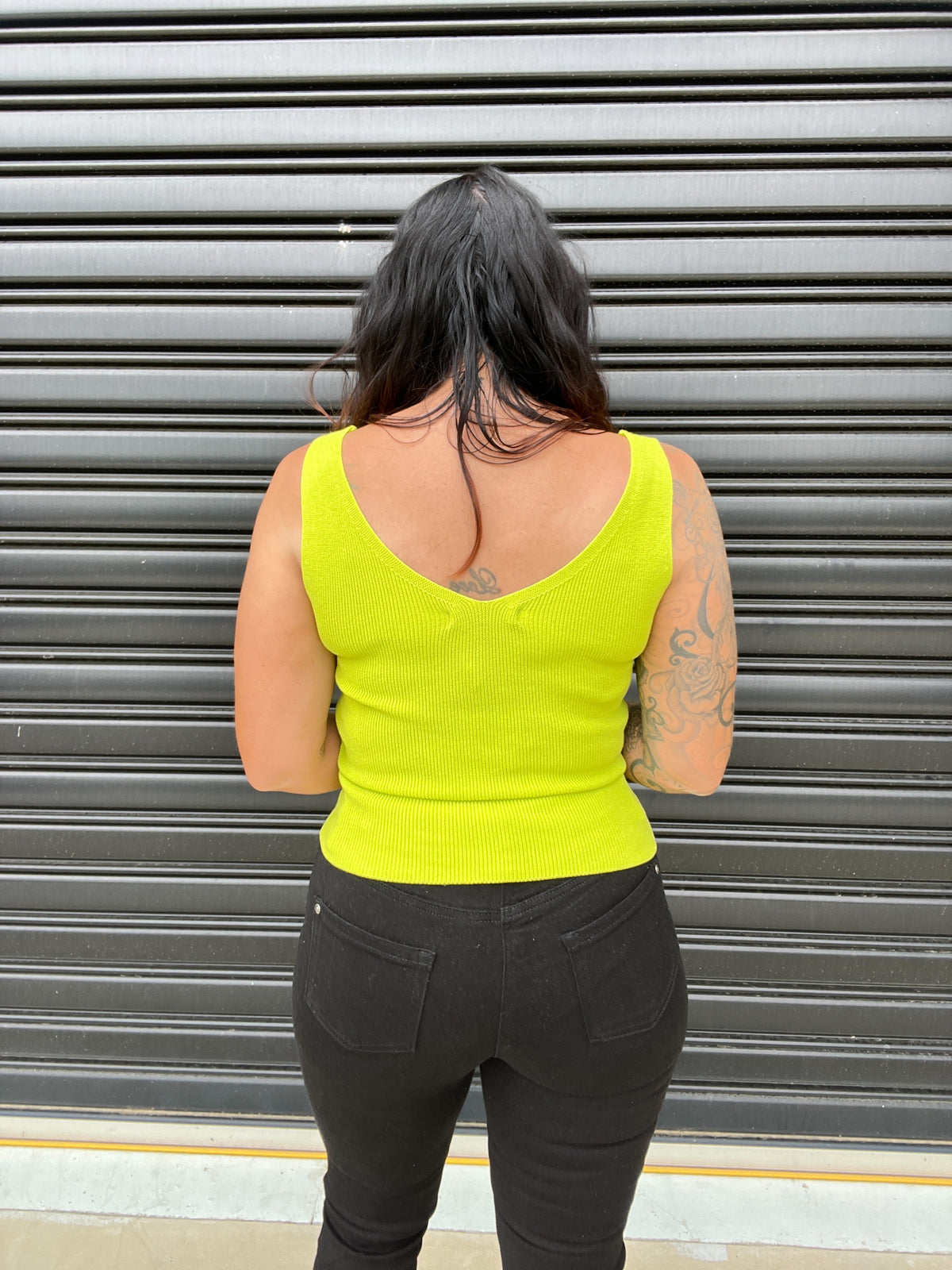 Marissa Rib Knit Singlet