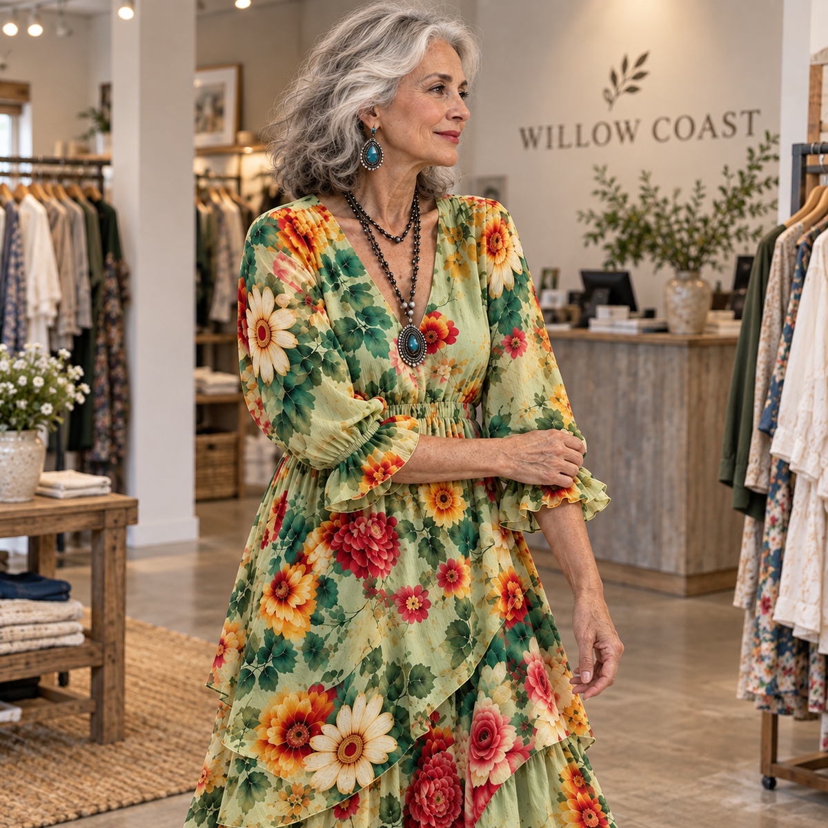 Stella™ | Vintage Floral Dress