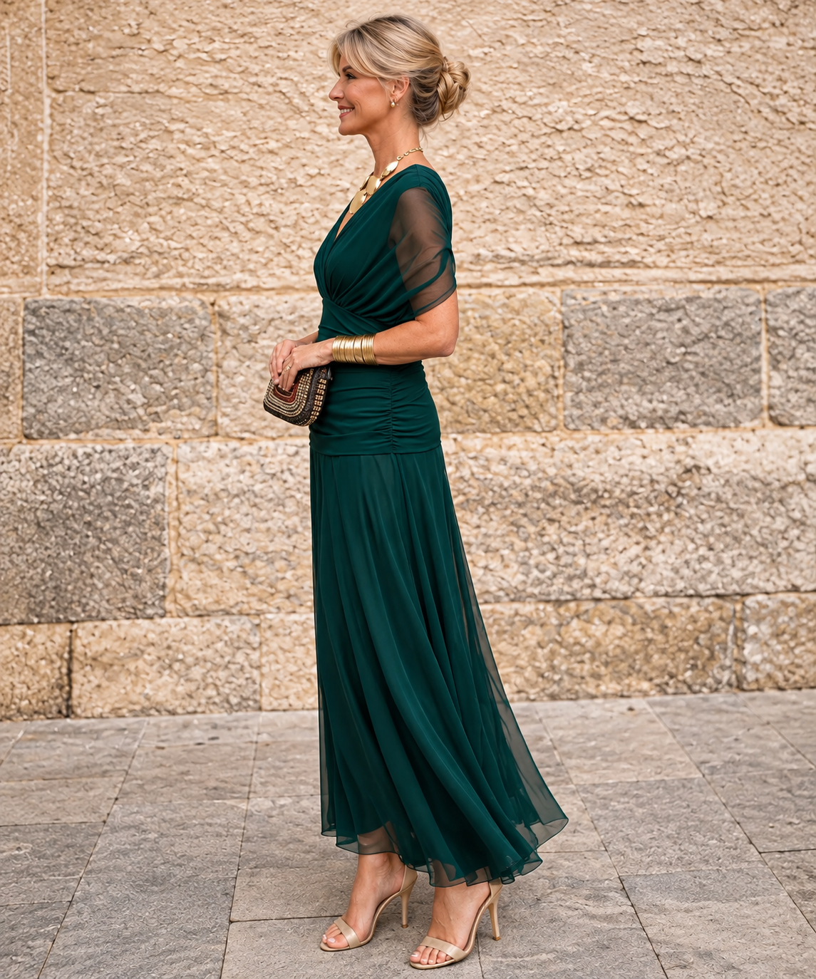 MIKAELA | Off Shoulder Maxi Dress