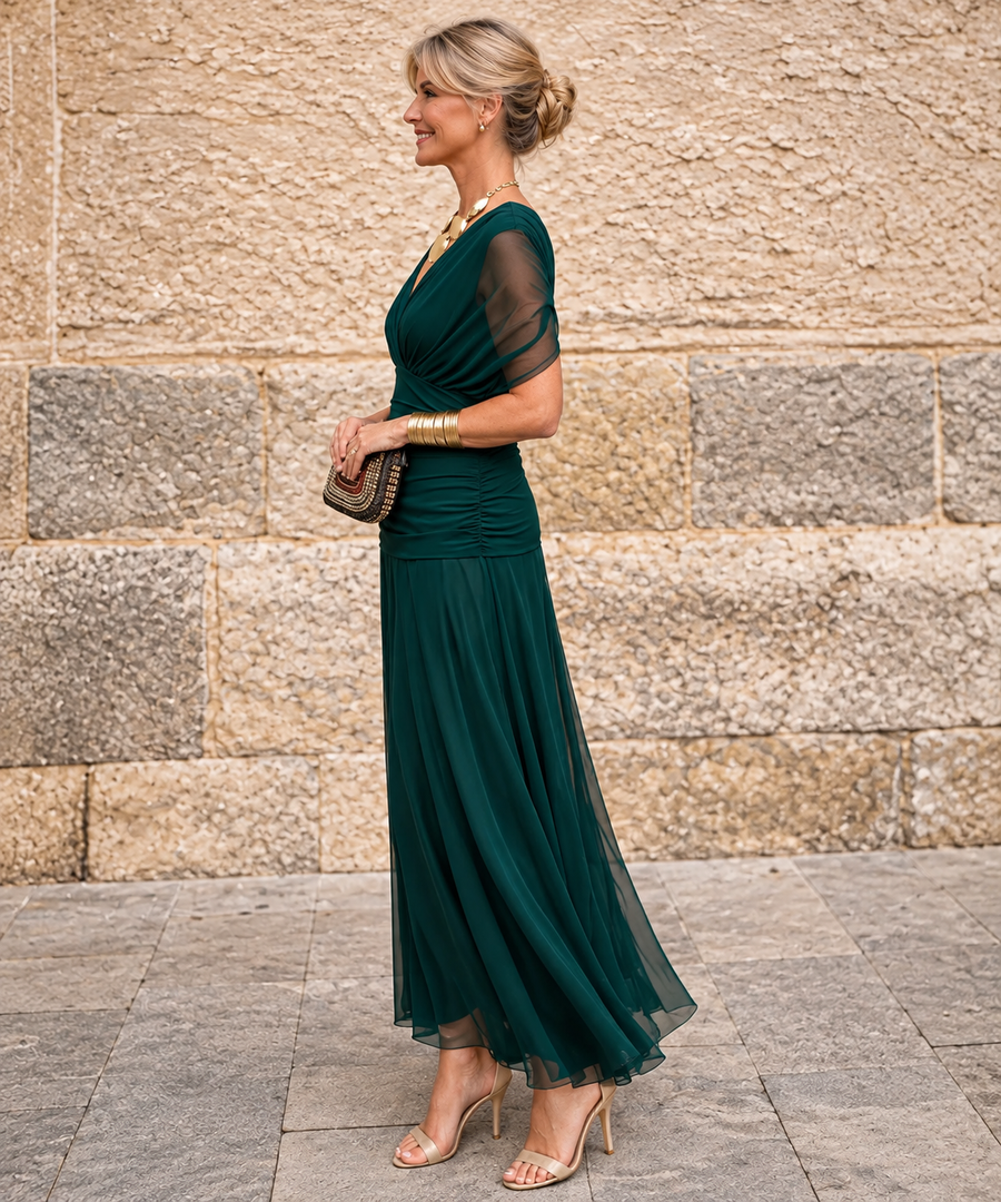 MIKAELA | Off Shoulder Maxi Dress