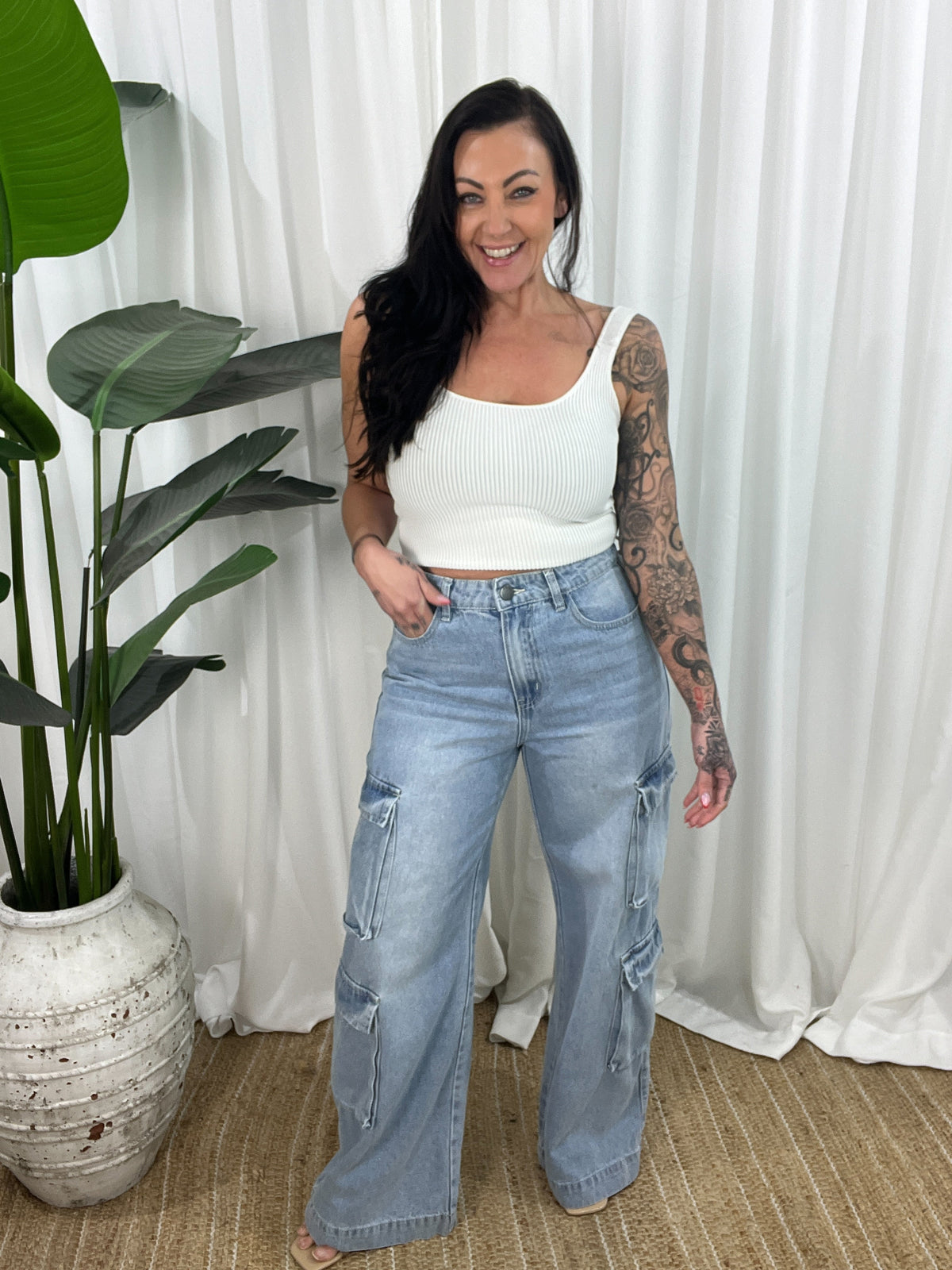 Hooper Jeans- Washed Blue