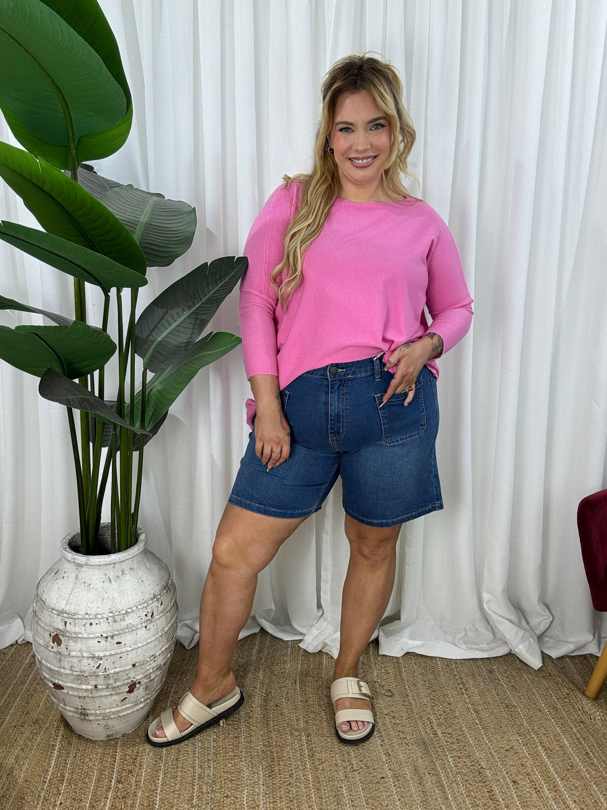 Nancy Denim Shorts