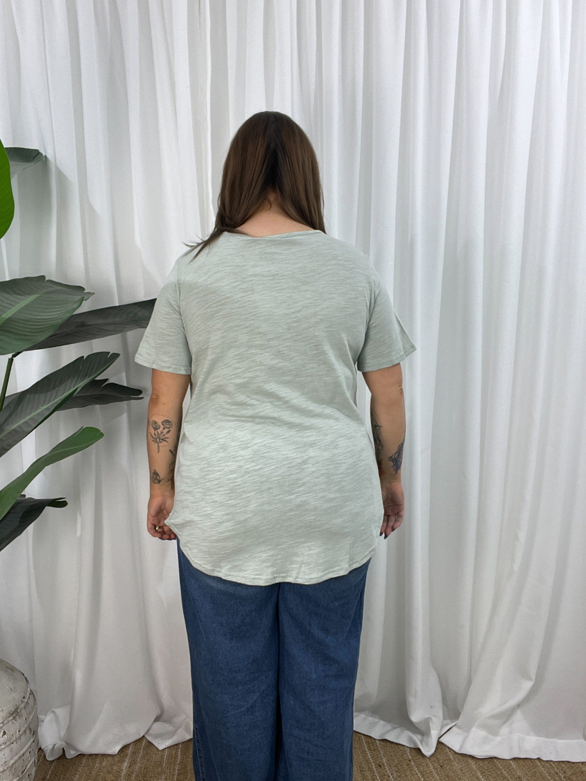 Harlie Steer Tee- Chalk (EODY SALE)