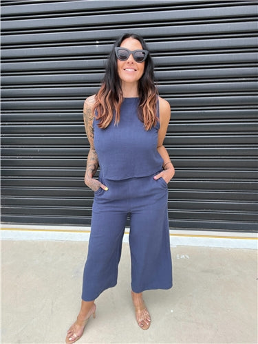 Pheobe Top - Navy