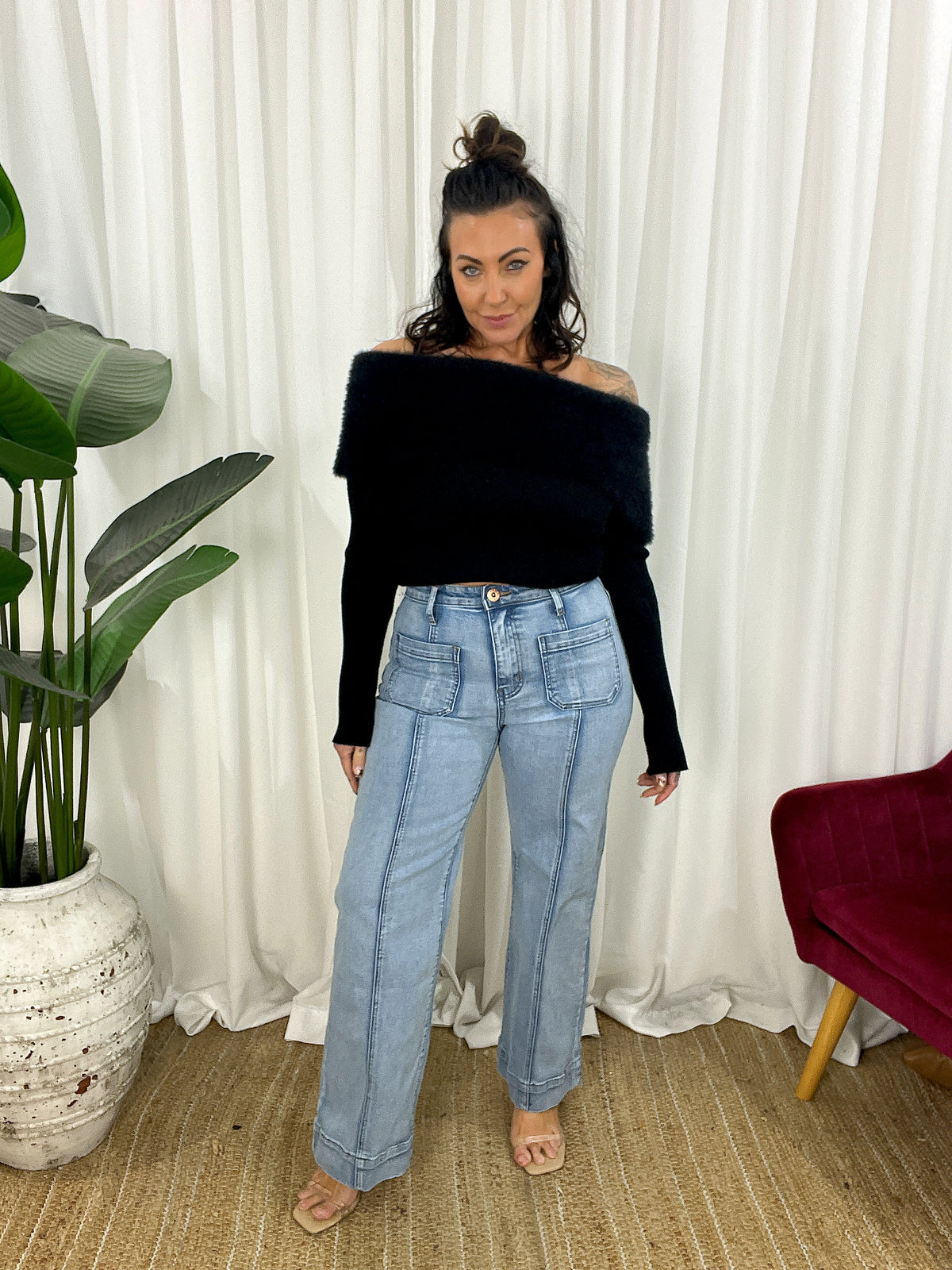 Skipper Front Seem Jeans (potentially size down)