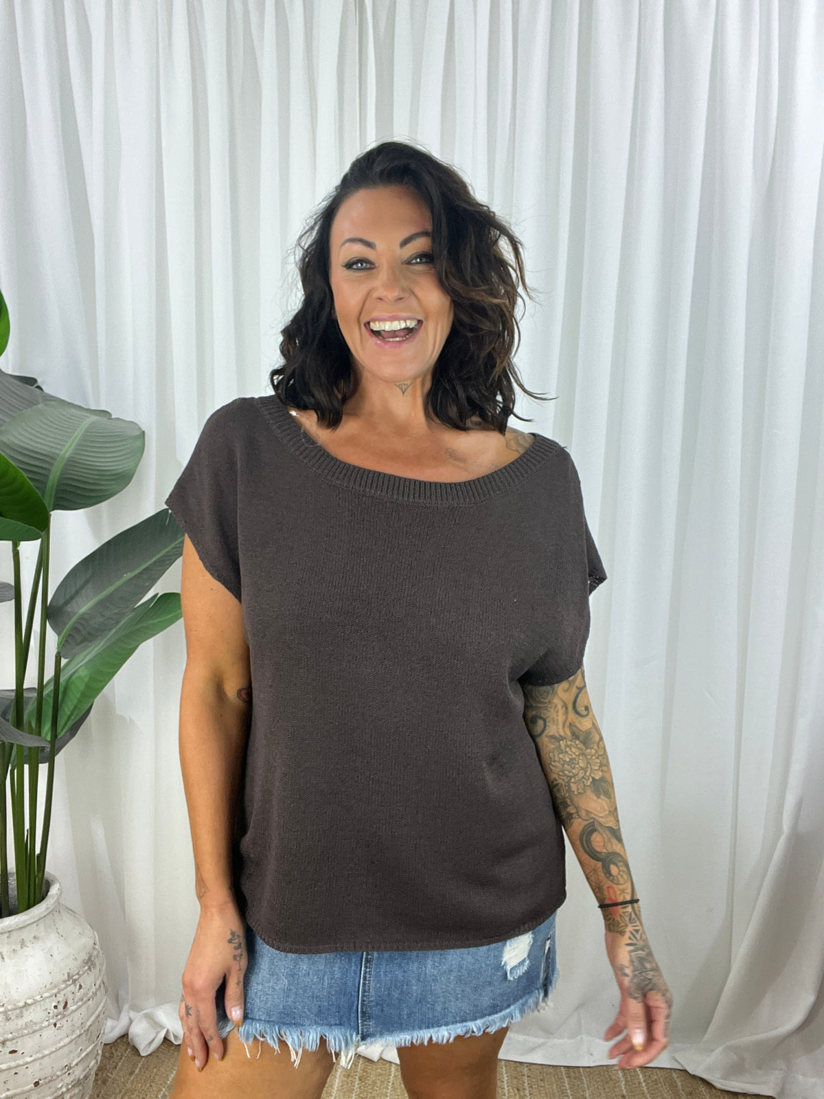 Vesper Crepe Top