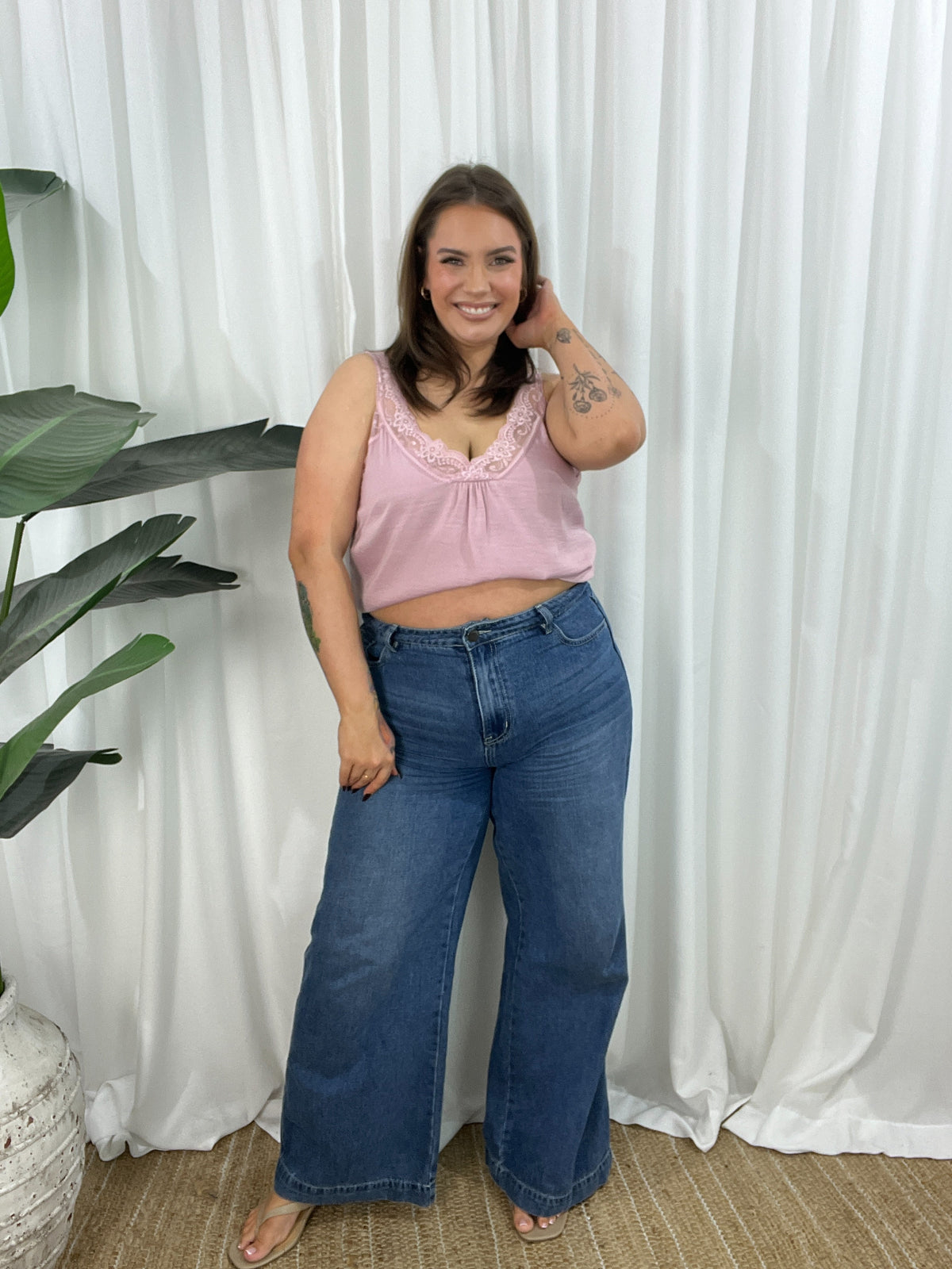 Lennox Jeans- Mid Blue