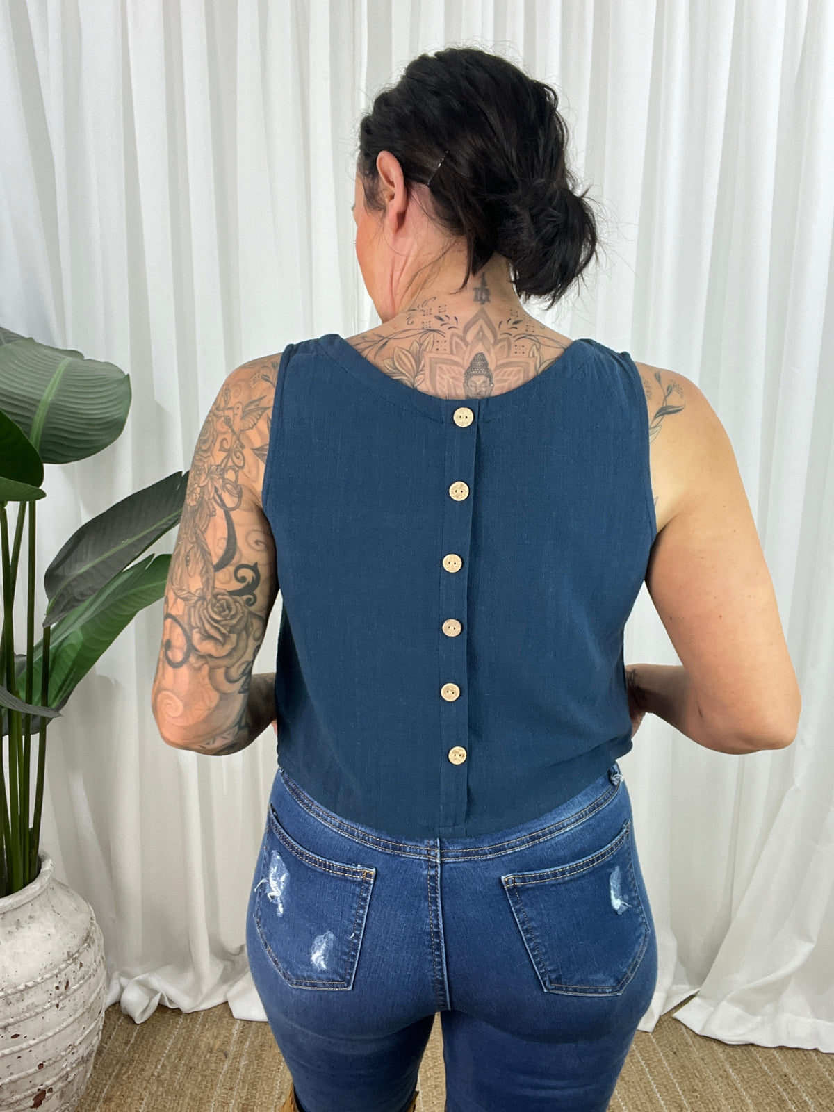 Pheobe Top - Navy