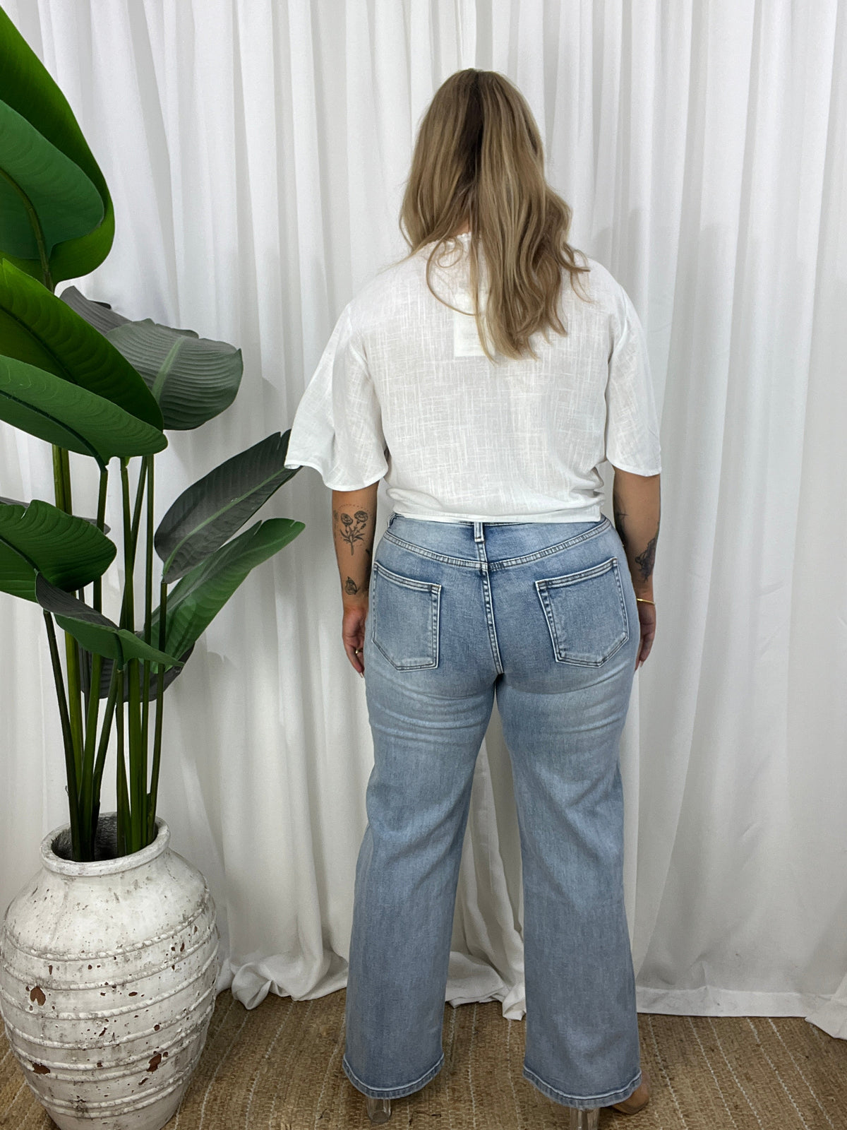 Hammy Tie Top- White
