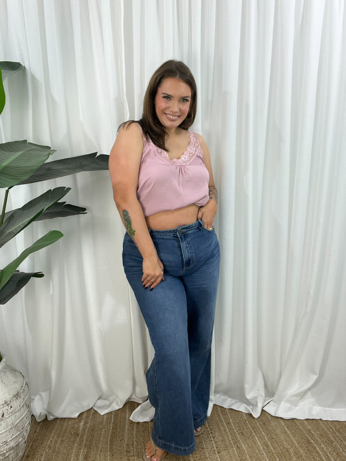 Lennox Jeans- Mid Blue