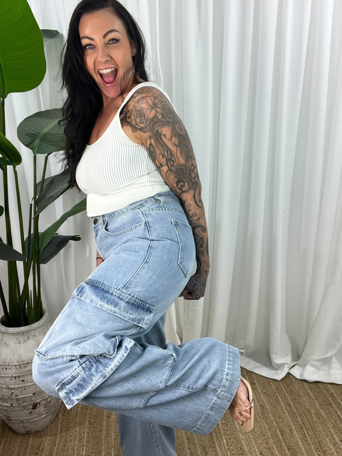 Hooper Jeans- Washed Blue