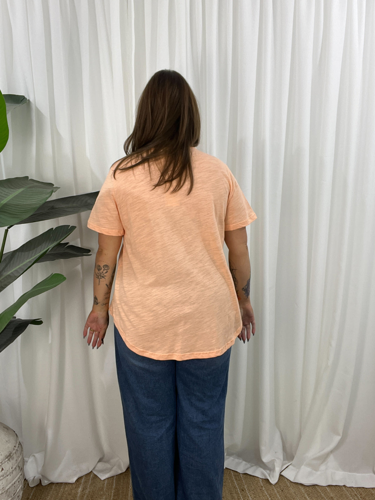 Avalon Steer Tee- Melon  (EOFY SALE)