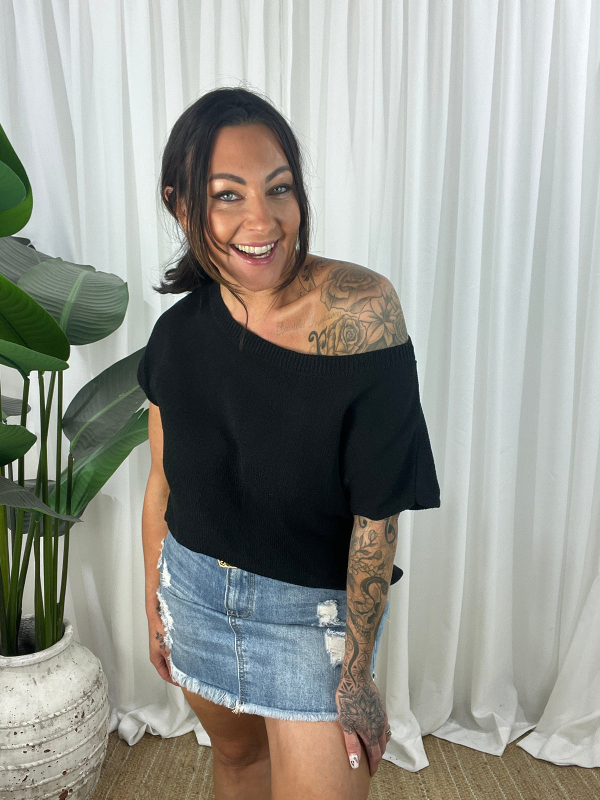 Vesper Crepe Top