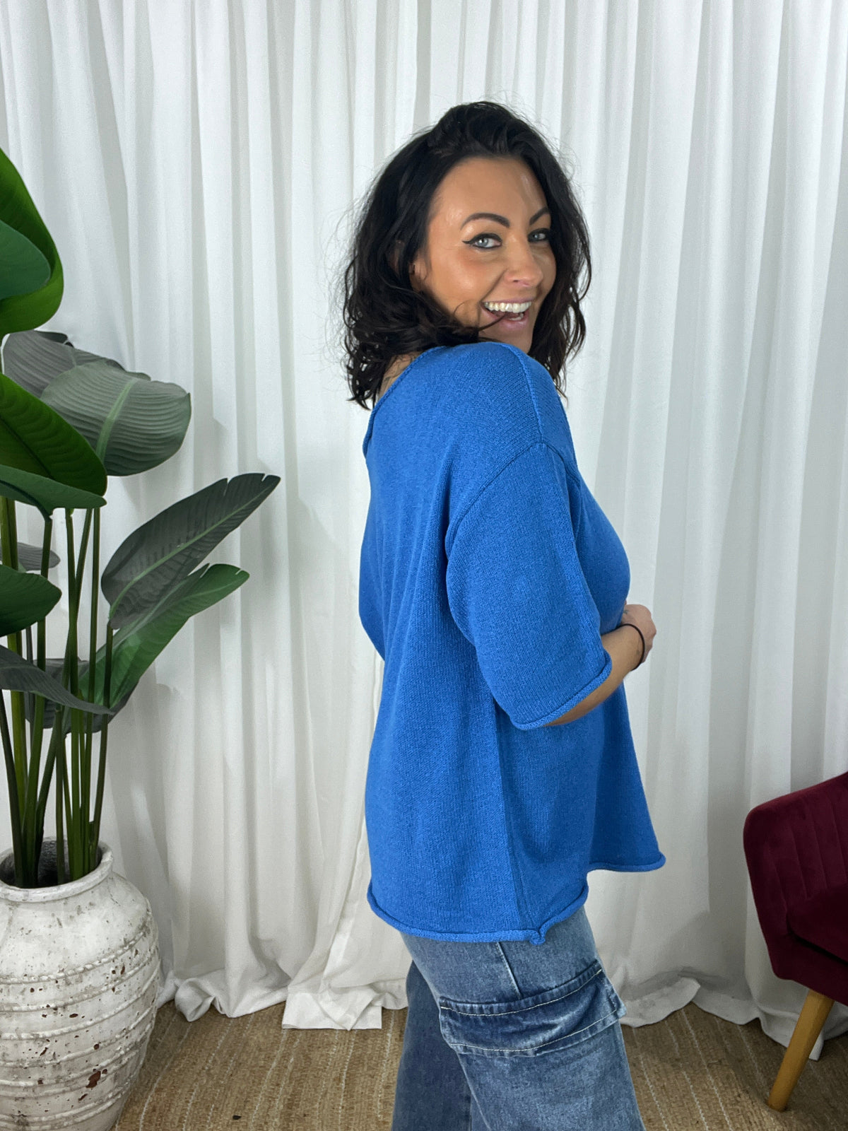 Misha Top - Blue