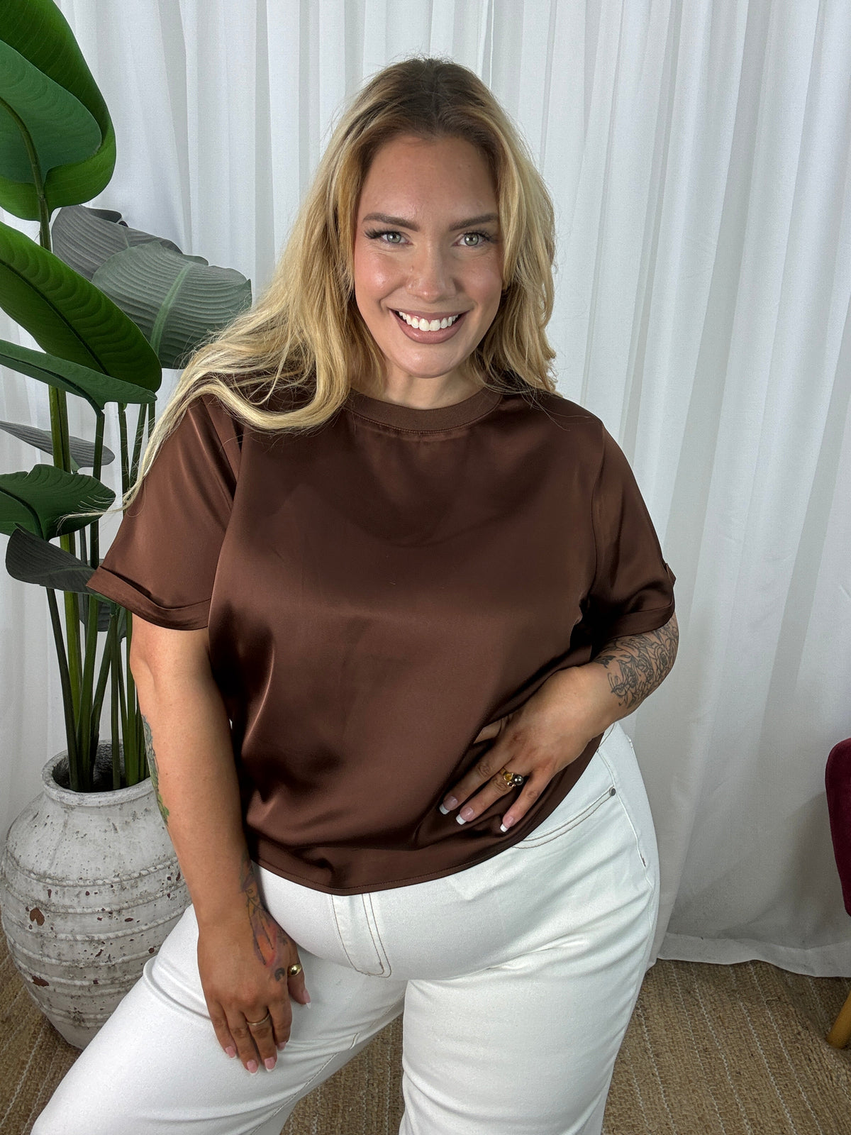 Evie Top - Chocolate
