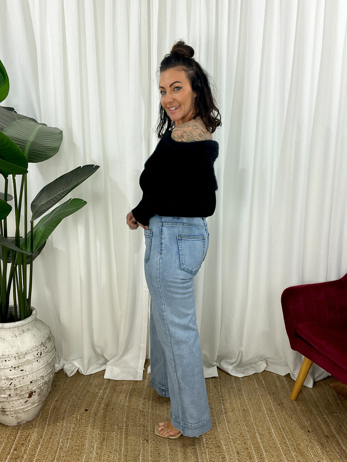 Skipper Front Seem Jeans (potentially size down)