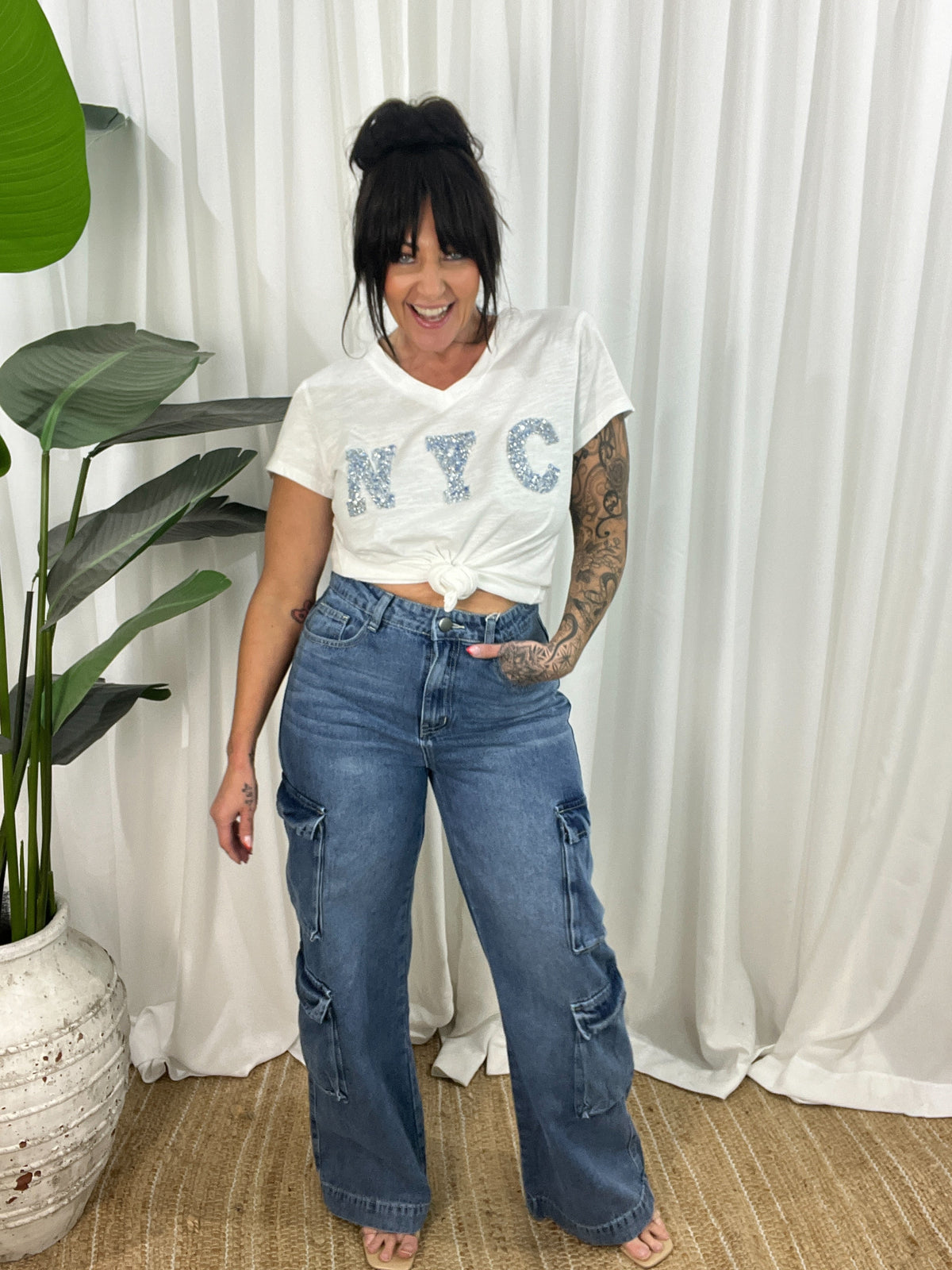 Hooper Cargo Jeans - Blue