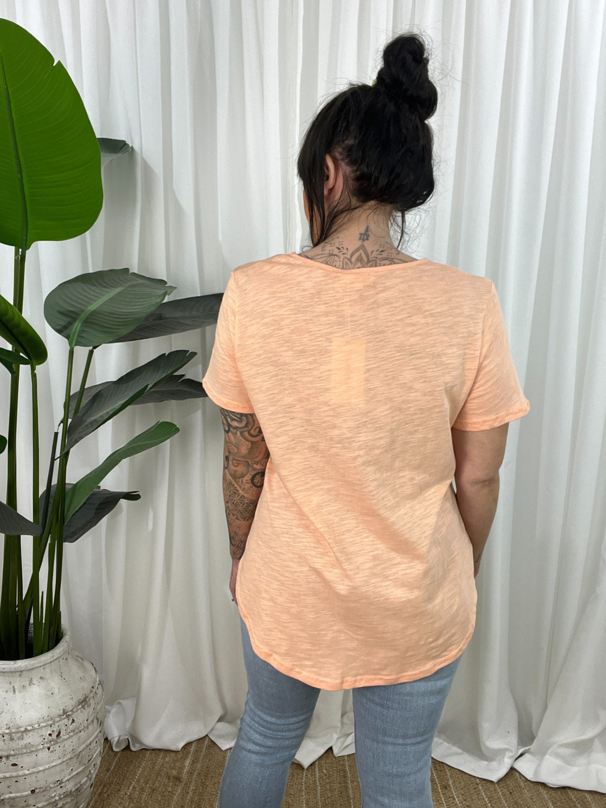 Harlie Steer Tee- Melon (EOFY SALE)