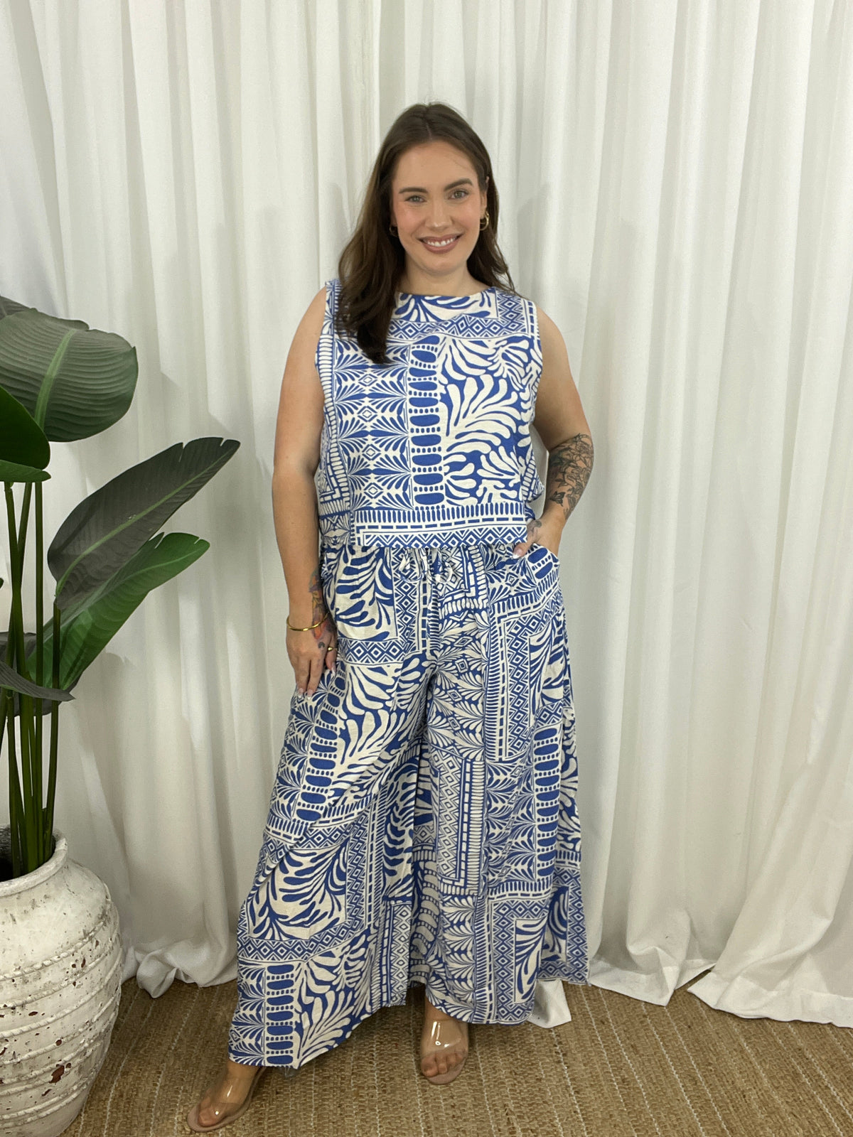 Indigo Blue Top